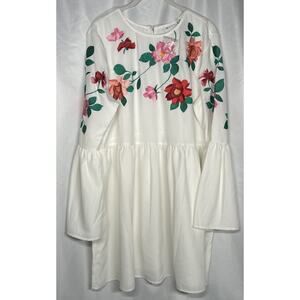 NEW ASOS FLORAL EMBROIDERED DRESS US12 UK16